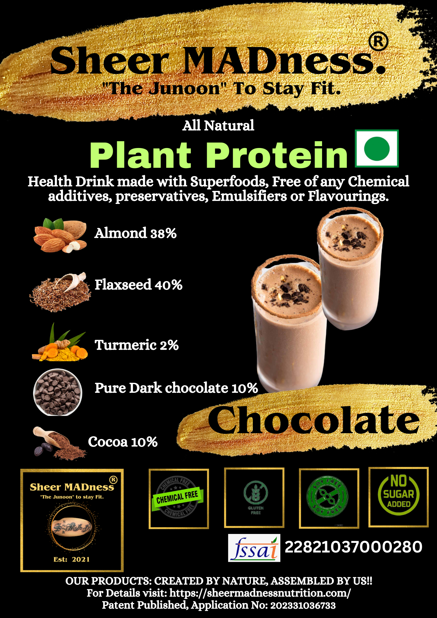 Desi Plant Protein Chocolate — 250 g