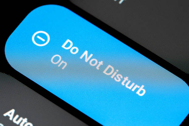 DND Do not Disturb mode being enabled